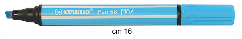 Filzstifte Stabilo Pen 68 MAX - Hellblau