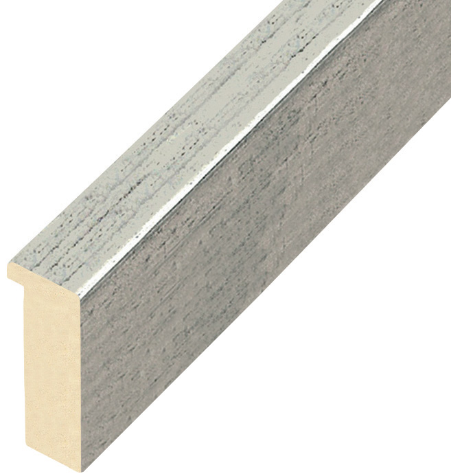 Bilderleiste Ayous flach 20 mm breit 45 hoch - Silber antik - 823ARGVEC