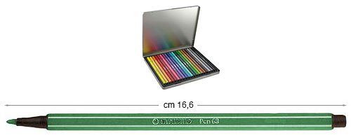 Filzstifte Stabilo Pen 68 - Smaragdgrün