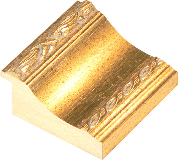 Bilderleiste Schicht-Pinie Breite 70 mm Höhe 35 mm Gold Reliefdekor - 867ORO