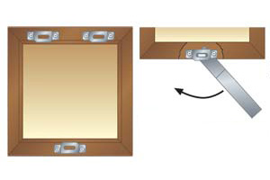 Sicherheitsaufhängesystem für Holzrahmen - Pack. 1 St.