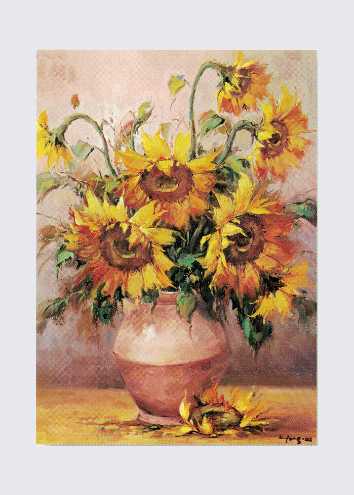 Drucke: Vase mit Blumen - 50x70 cm