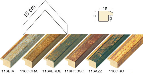 Komplette Eckmusterserie von Leiste 116 (6 muster)