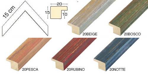Komplette Eckmusterserie von Leiste 20 (5 muster)