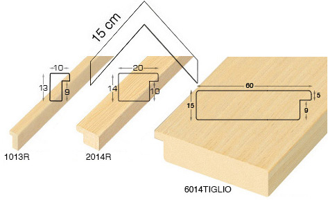 Komplette Eckmusterserie von Leiste 1013-2014-6014