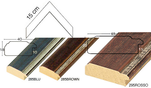 Komplette Eckmusterserie von Leiste 285-295 (3 muster)