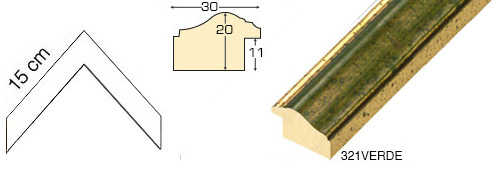 Komplette Eckmusterserie von Leiste 321-521 (2 muster)