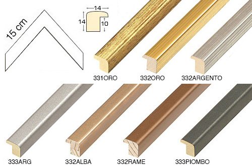 Komplette Eckmusterserie von Leiste 331-332-333 (7 muster)