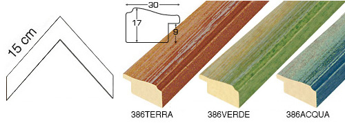 Komplette Eckmusterserie von Leiste 386-387 (3 muster)