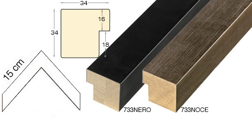 Komplette Eckmusterserie von Leiste 733 (2 Stücke)
