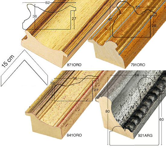 Komplette Eckmusterserie von Leiste 871-791-881 (3 muster)