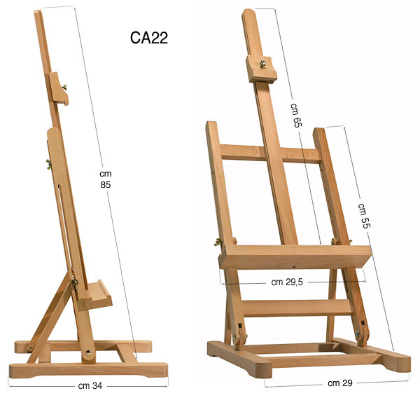 Tischstaffelei aus Holz