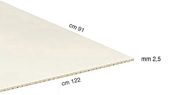 Wellpappe Corri-Cor 91x122 für Konservierung