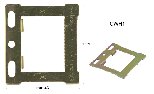 Aufhänger CWH1 für Bilder auf Keilrahmen - Packung 50 Stück