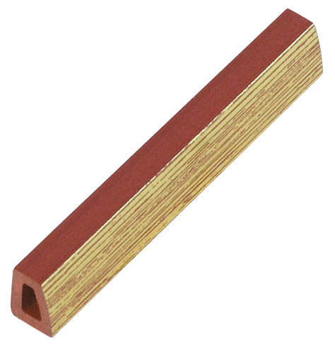 Abstandleiste Kunststoff 10 mm - zerkratztes Gold - D10GRAF