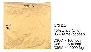 Schlagmetall Gold 