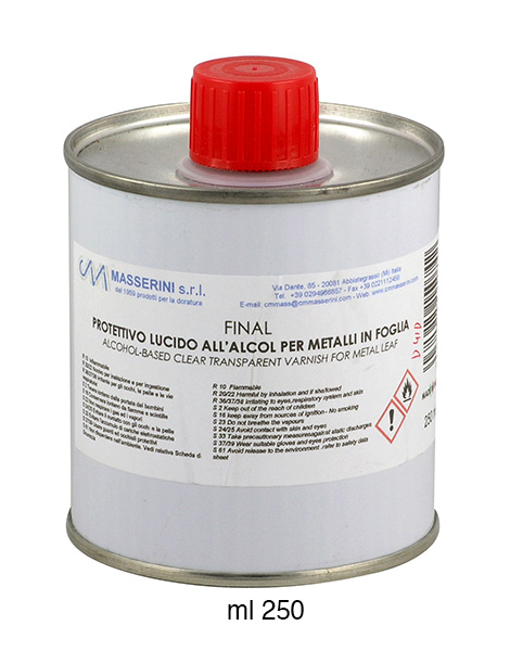 Farbsloser Fixativ für Schlagmetall - 250ml