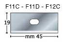 Ersatzklingen .015 für Fletcher - Packung 100 Stück
