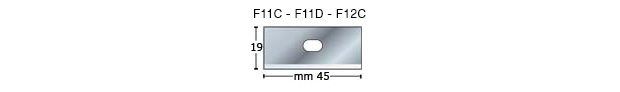 Ersatzklingen .012 für Fletcher - Packung 100 Stück