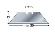 Ersatzklingen für Fletcher 3100 - f. Karton 100 Stück