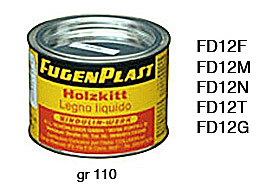 Holzstoff Fugenplast - Dose zu 110 g - Nuss