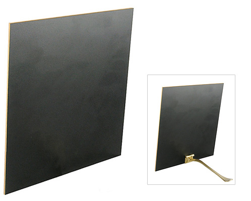 Schwarze MDF-Rückwände ohne Aufsteller 30x40 - 10 Stück