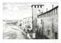 Schiavo: Kupferstich: Castel Vecchio - cm35x50 (schwarz)