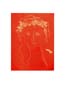 Treccani: Gravierung: Ragazza in rosso - cm 50x70