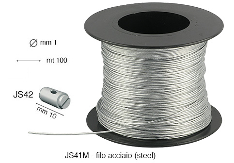 Stahlseil Durchmesser 1 mm - Packung zu 100 m