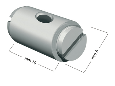 Aluminiumblock für Seile - 25 Stück