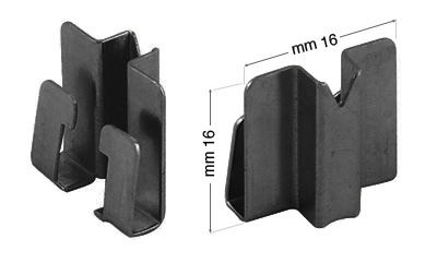 Schwarze Clips für Curl Up - 500 Stück