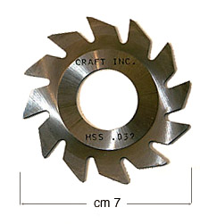 Klinge Kerf ø 7 cm für grosse Scharniere weiches Holz