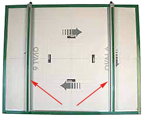 Langes Klemmstangenpaar für Oval 6