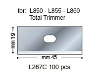 Klingen für Logan-Schneider L850/855 - Packung zu 100 St.