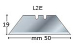 Klingen für Excalibur-Javelin - trapezförmig - 100 Klingen