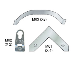 Montageset für 1 Alurahmen