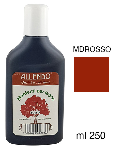 Holzbeize - Flasche zu 250 ml - Rot - MDROSSO