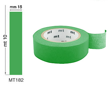 Dekorative Klebestreifen 15 mm x 10 m - Green