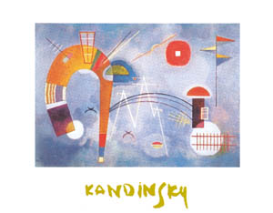 Poster: Kandinsky: Rond et pointu -30x24 cm