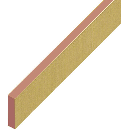 Abstandleiste Kunststoff flach 5x20 mm - Gold - P20ORO