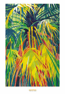 Poster: Saaiman Karien: Tropical Palm - 70x100 cm