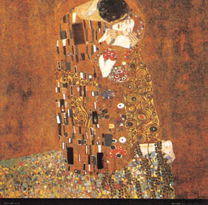 Poster: Klimt: The Kiss - 80x120 cm