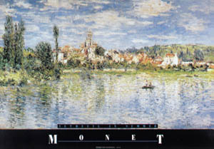 Poster auf Keilrahmen: Monet -Vetheuil 133x80