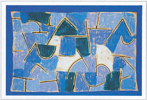 Poster: Klee: Blaue Nacht -  80x60 cm