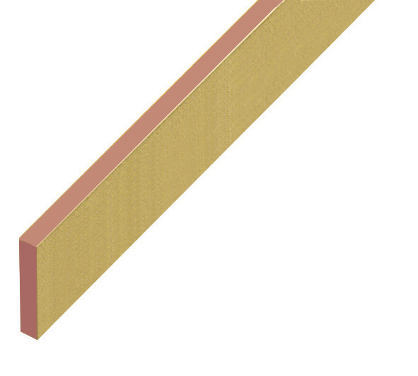 Abstandleiste Kunststoff flach 5x25 mm - Gold - P25ORO