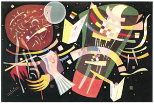 Poster: Kandinsky: Composizione X - 50x33 cm