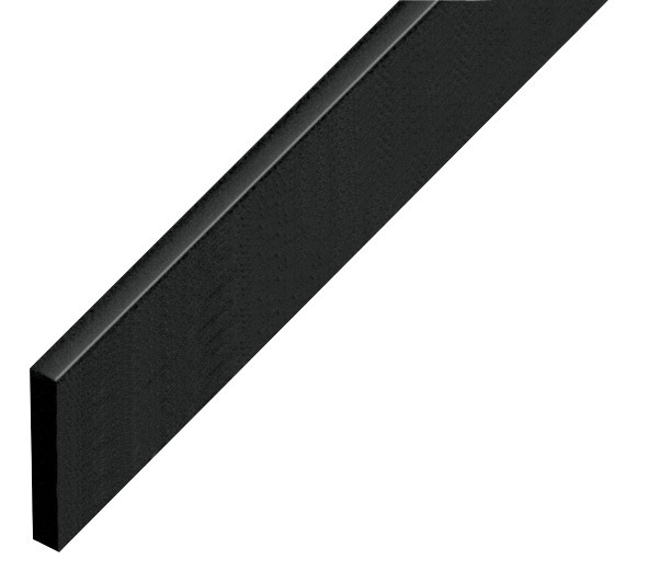 Abstandleiste Kunststoff flach 5x30 mm - Schwarz