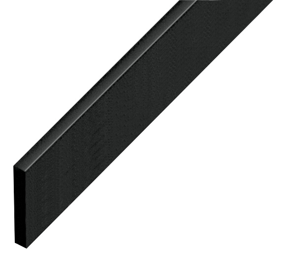 Abstandleiste Kunststoff flach 5x30 mm - Schwarz - P30NERO