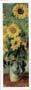 Poster: Monet: Bouquet de soleils - 35x100 cm