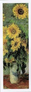 Poster: Monet: Bouquet de soleils - 35x100 cm